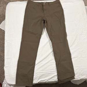 Weatherproof Vintage Men's Straight Fit Performance Stretch Pants Mushroom 34x34